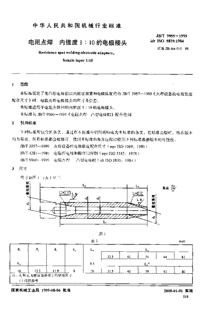 JB/T 9959-1999 标准预览