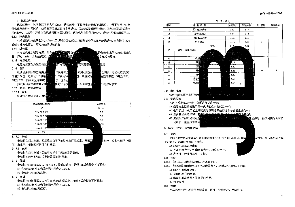 JB/T 10888-2008 标准预览