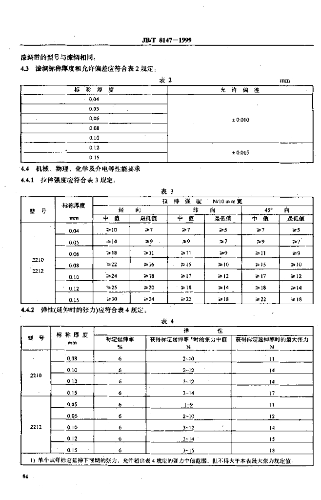 JB/T 8147-1999 标准预览