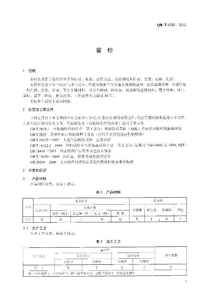 QB/T 4285-2012 标准预览