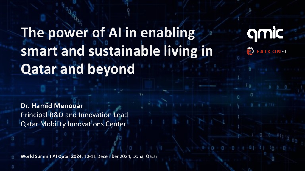 AI在卡塔尔及其他地区实现智能和可持续生活的力量