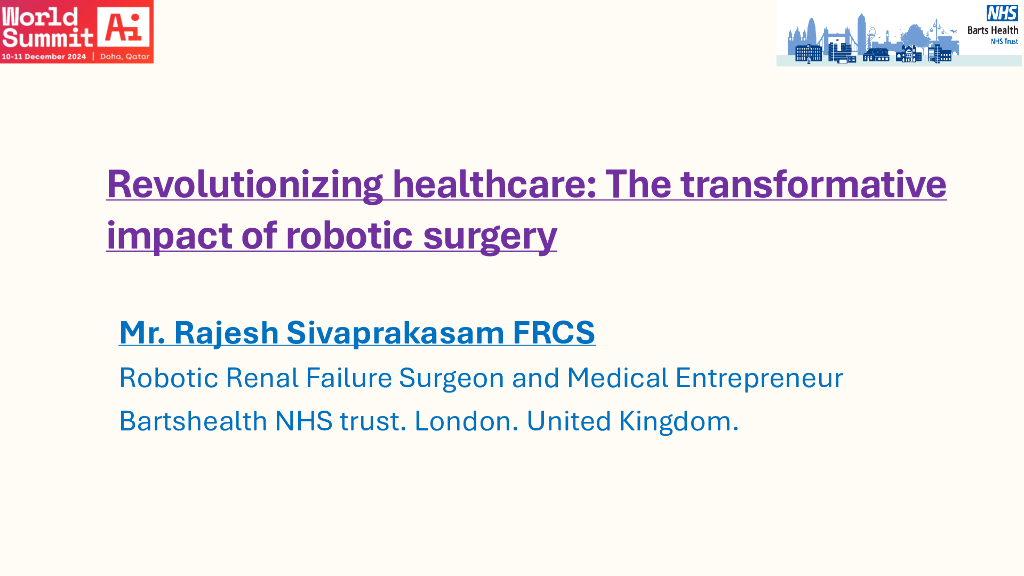 彻底改变医疗健康机器人手术的变革性影响