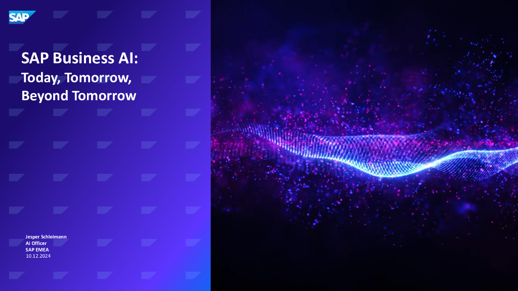 思爱普公司的AI探索AI如何改变企业的未来