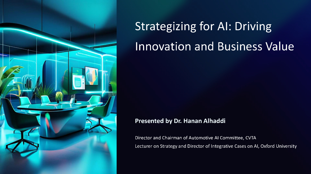 为AI制定战略推动创新和业务价值