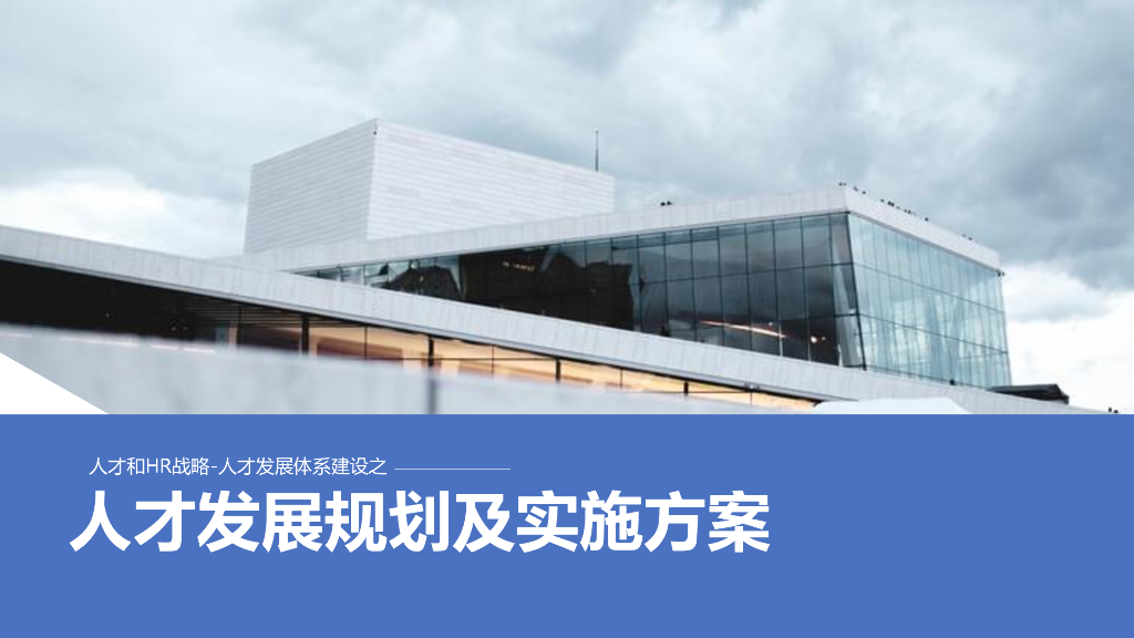 人才和HR战略-人才发展体系建设之人才发展规划及实施方案
