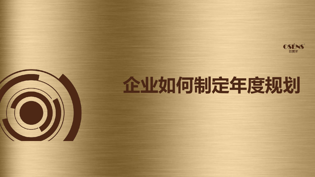 欧赛斯：企业如何制定年度规划