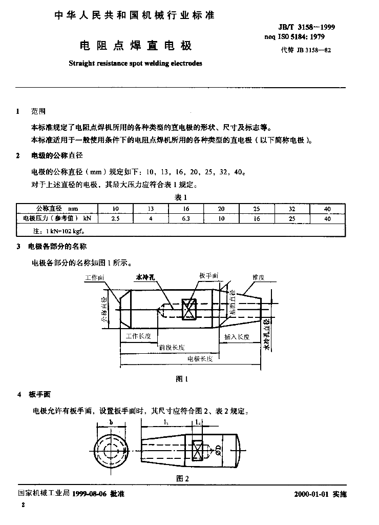 JB/T 3158-1999 标准预览