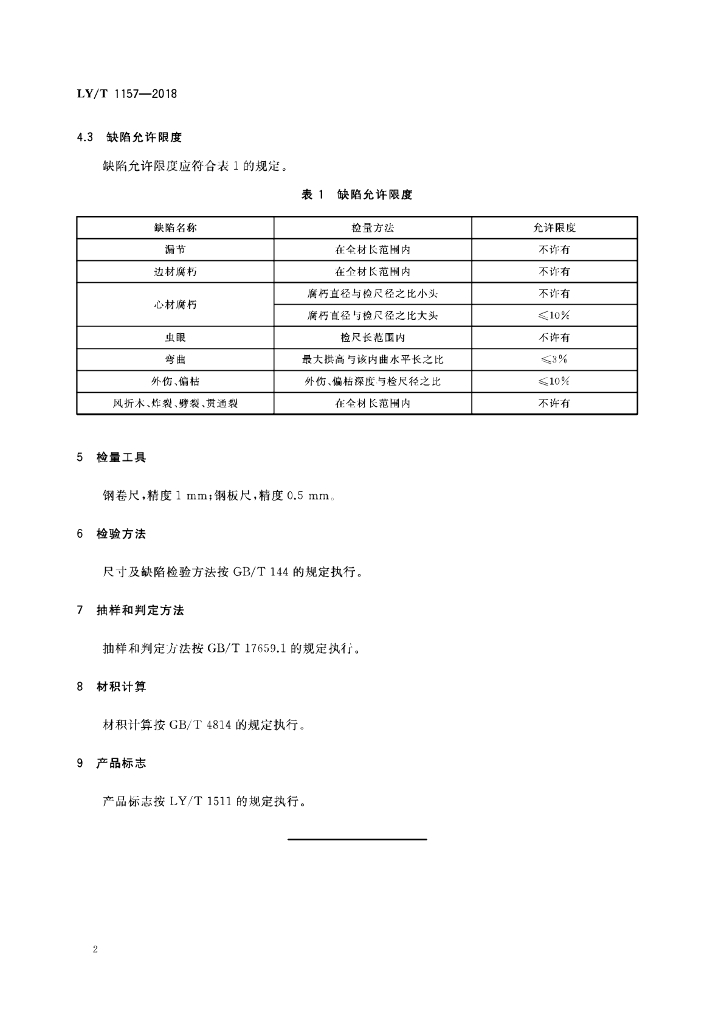 LY/T 1157-2018 标准预览
