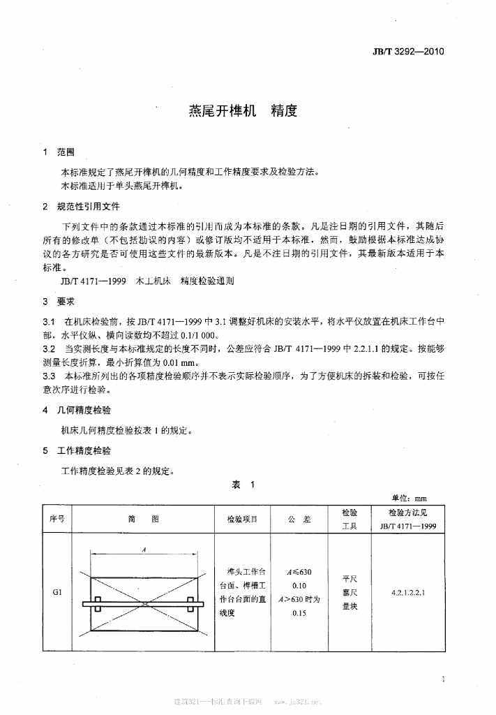 JB/T 3292-2010 标准预览