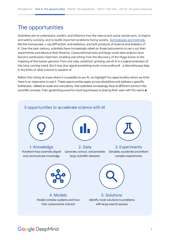 谷歌：2024年一个新的黄金时代的发现抓住人工智能促进科学的机会报告（英文版）_第7页