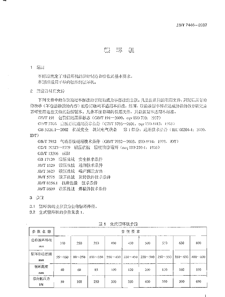 JB/T 7446-2007 标准预览