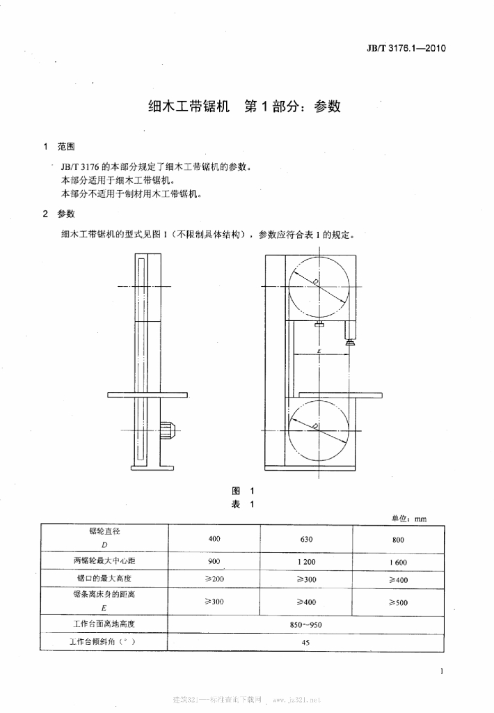 JB/T 3176.1-2010 标准预览