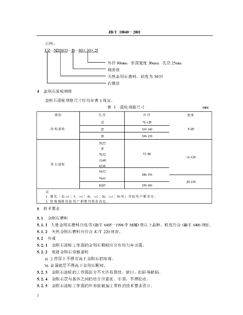 JB/T 10040-2001 标准预览