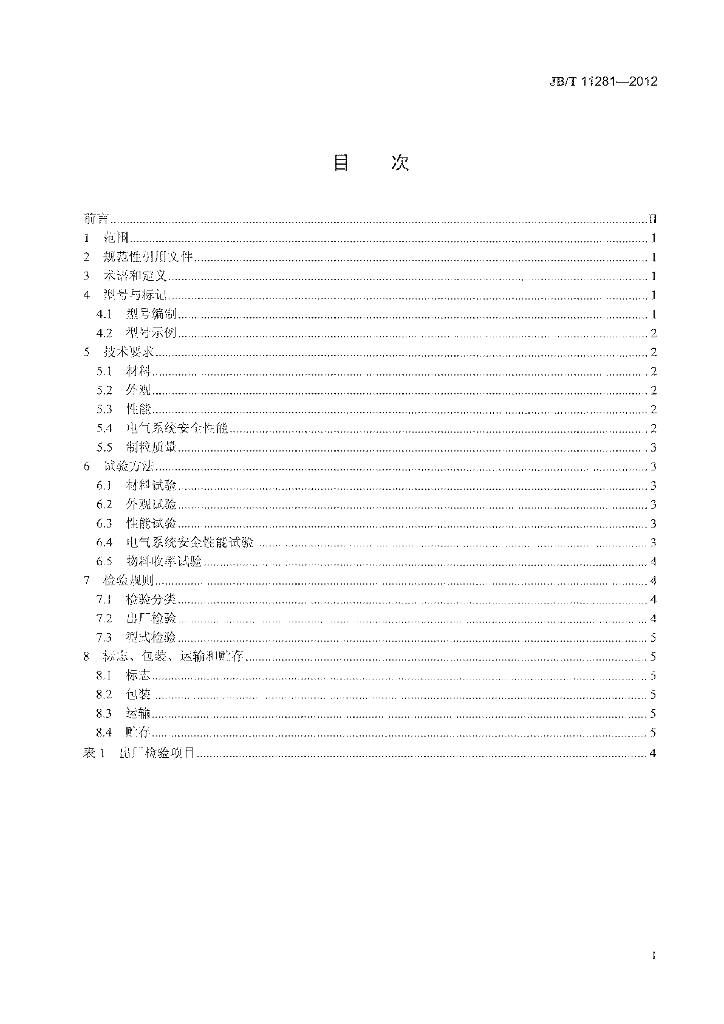 JB/T 11281-2012 标准预览