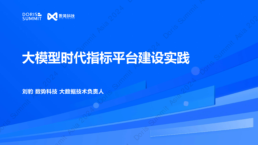 数势科技（刘豹）：大模型时代的数据分析创新方案与实践