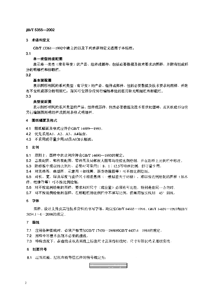 JB/T 5355-2002 标准预览