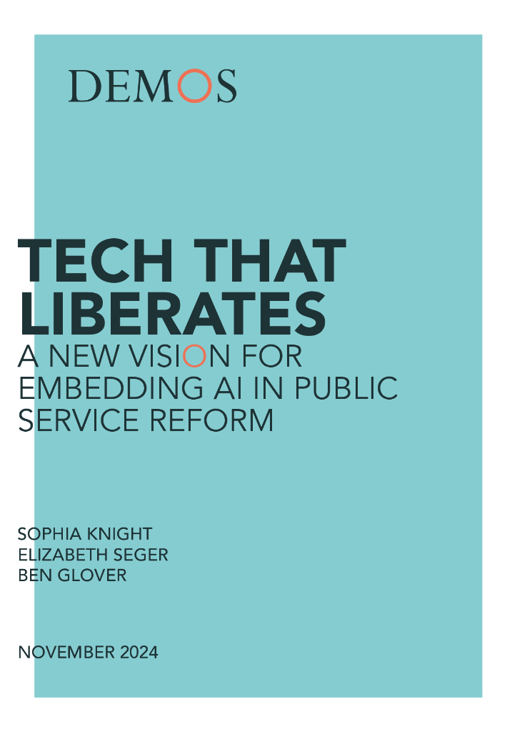 德莫斯研究所：2024年解放科技：将<em>人工智能</em>嵌入公共服务改革的新愿景报告（英文版） 海报