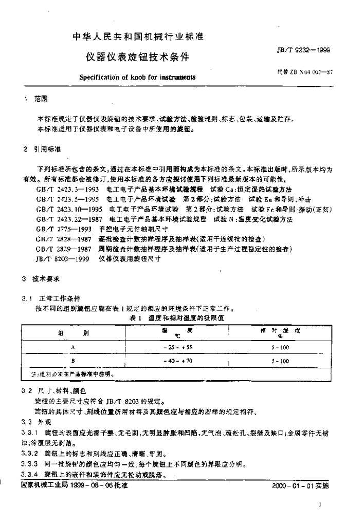 JB/T 9232-1999 标准预览
