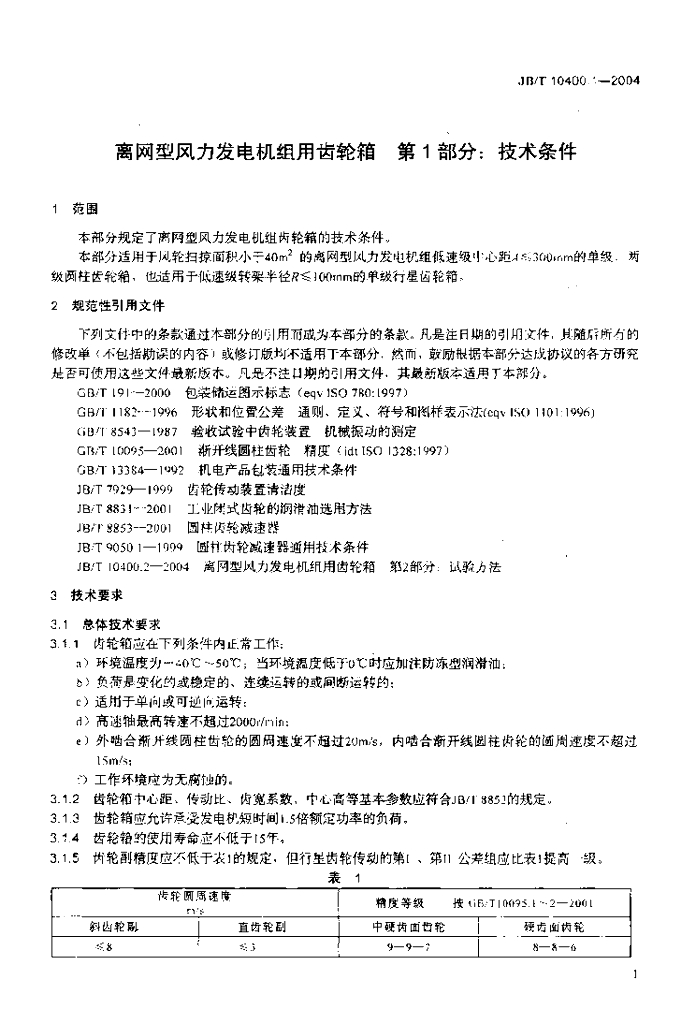 JB/T 10400.1-2004 标准预览