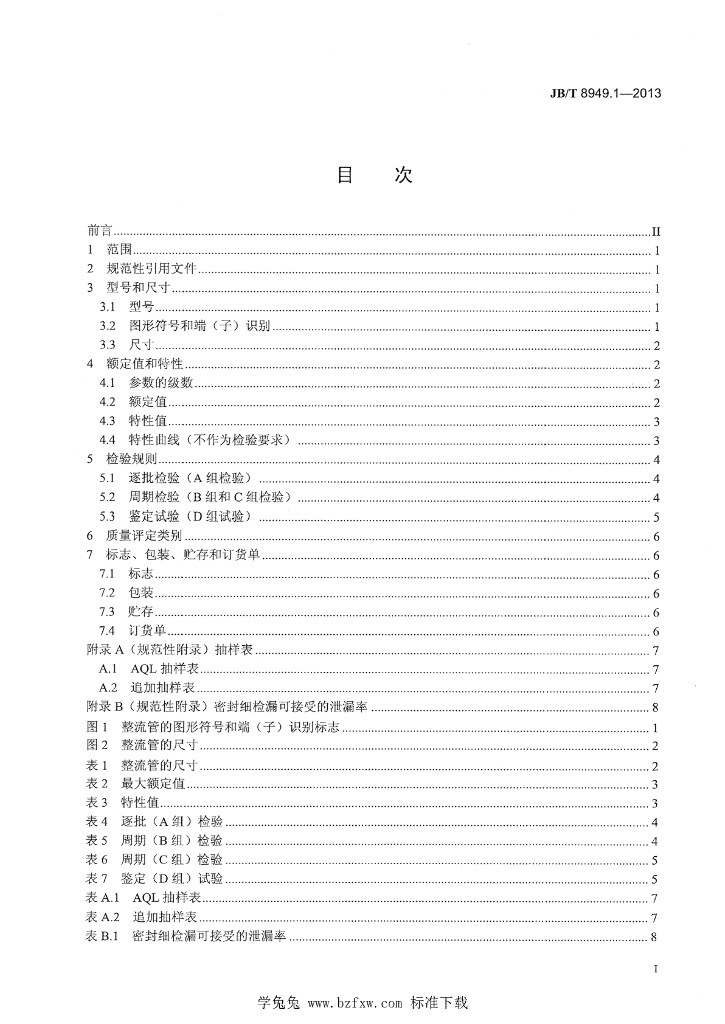 JB/T 8949.1-2013 标准预览