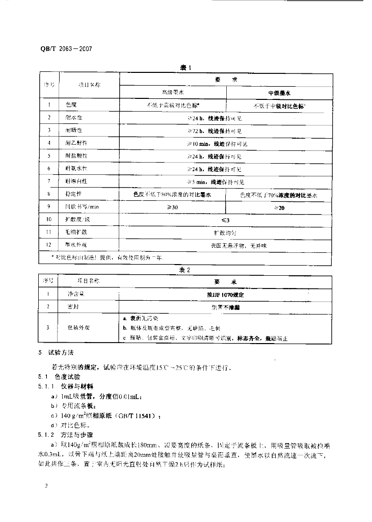 QB/T 2063-2007 标准预览