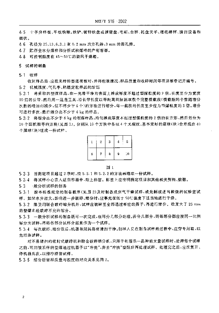 MT/T 916-2002 标准预览