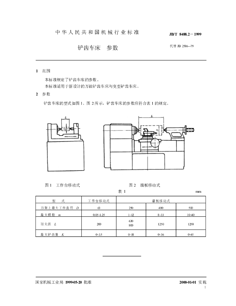 JB/T 8488.2-1999 标准预览