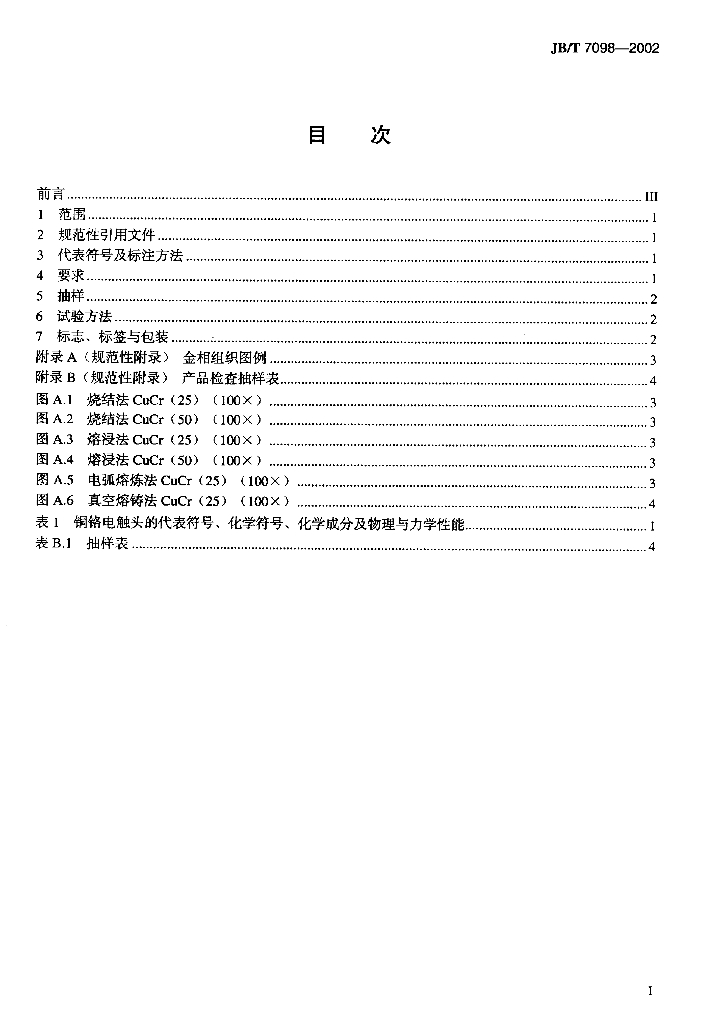 JB/T 7098-2002 标准预览
