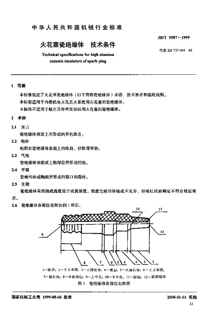 JB/T 9587-1999 标准预览