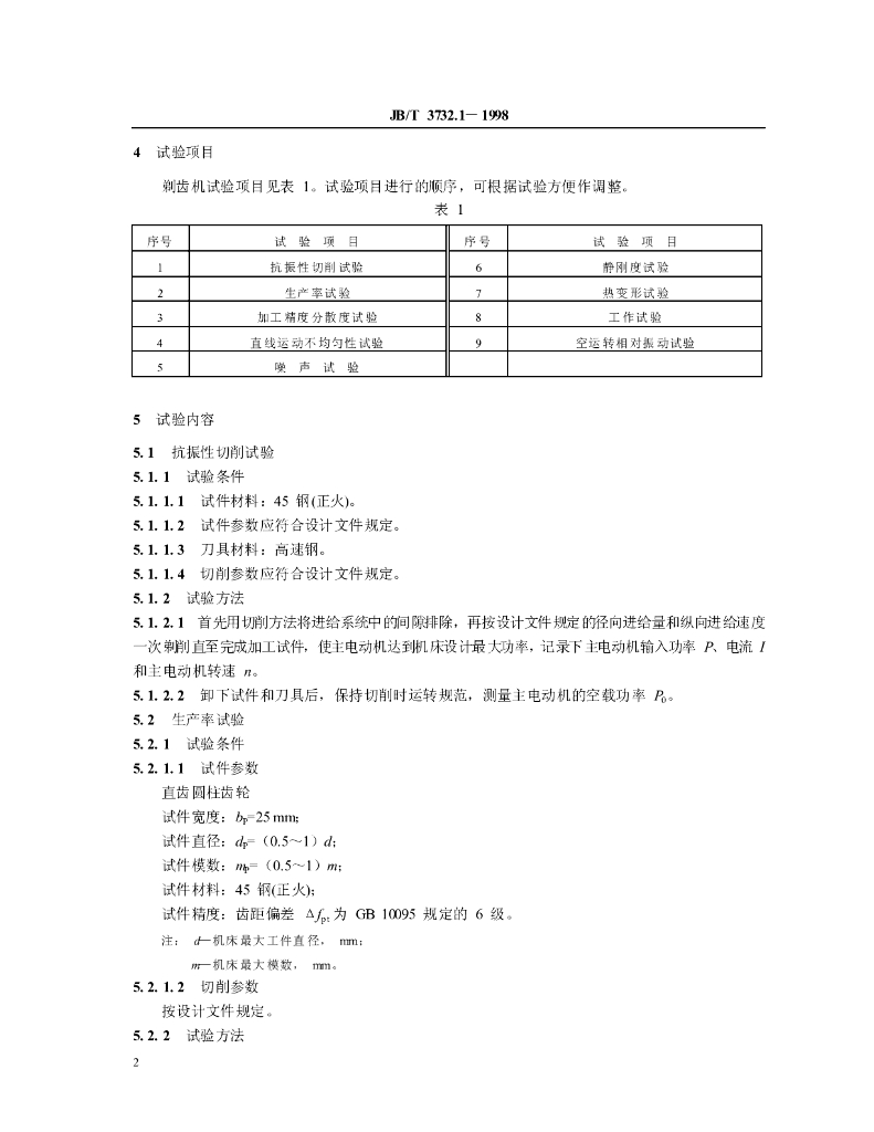 JB/T 3732.1-1998 标准预览