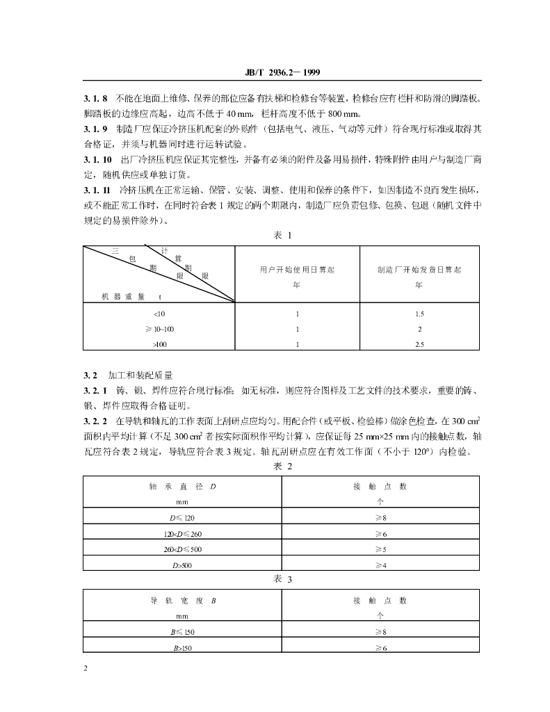 JB/T 2936.2-1999 标准预览