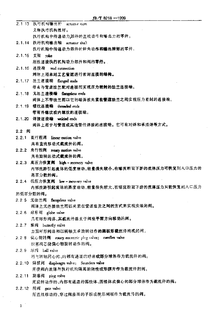 JB/T 8218-1999 标准预览