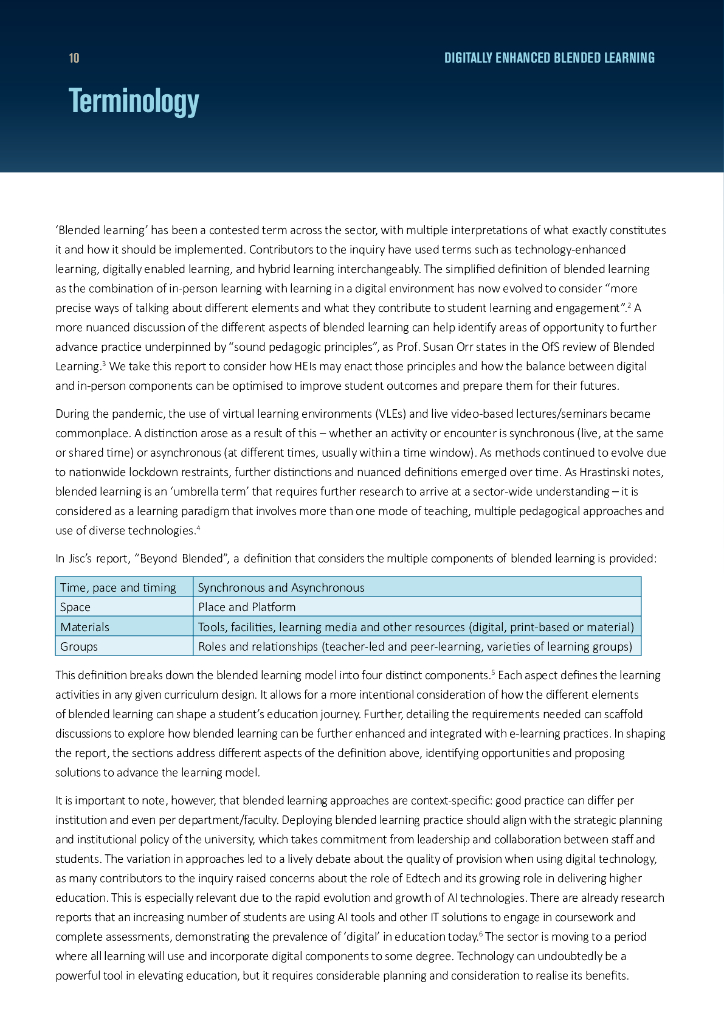 英国政策联通智库：2024年数字增强混合式学习研究报告：利用高等教育的技术优势（英文版）_第10页