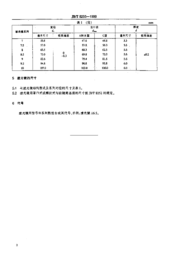 JB/T 8255-1999 标准预览