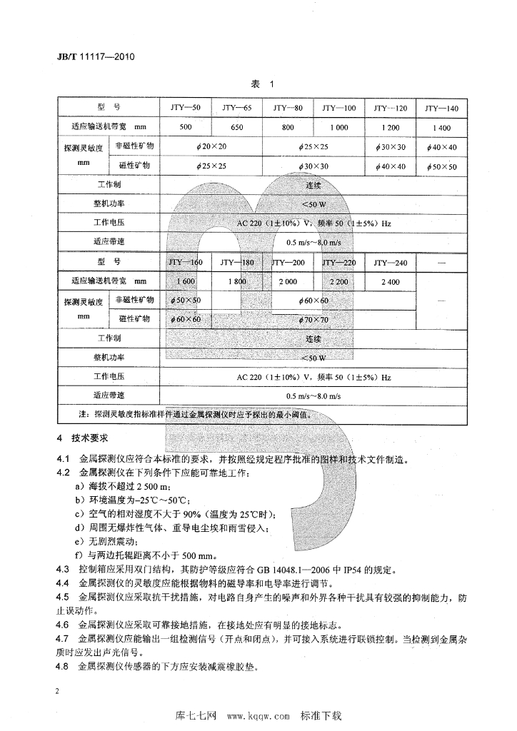 JB/T 11117-2010 标准预览