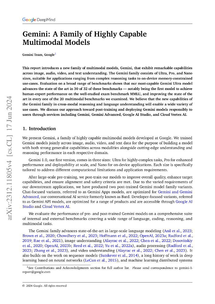 谷歌：一个高性能多模态模型家族分析报告（英文版）
