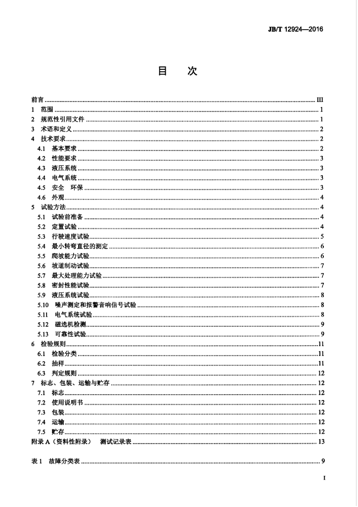 JB/T 12924-2016 标准预览