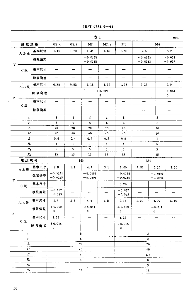 JB/T 7384.9-1994 标准预览