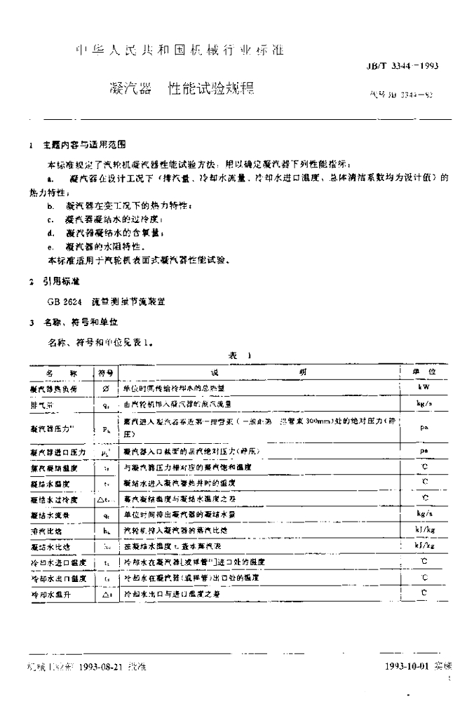 JB/T 3344-1993 标准预览