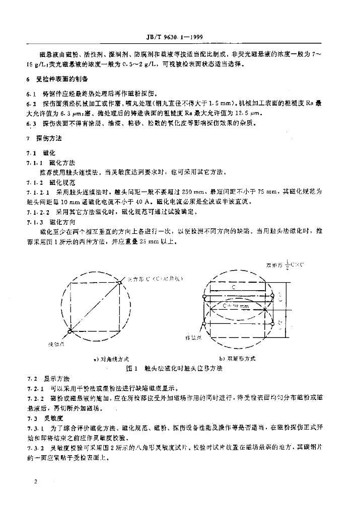 JB/T 9630.1-1999 标准预览