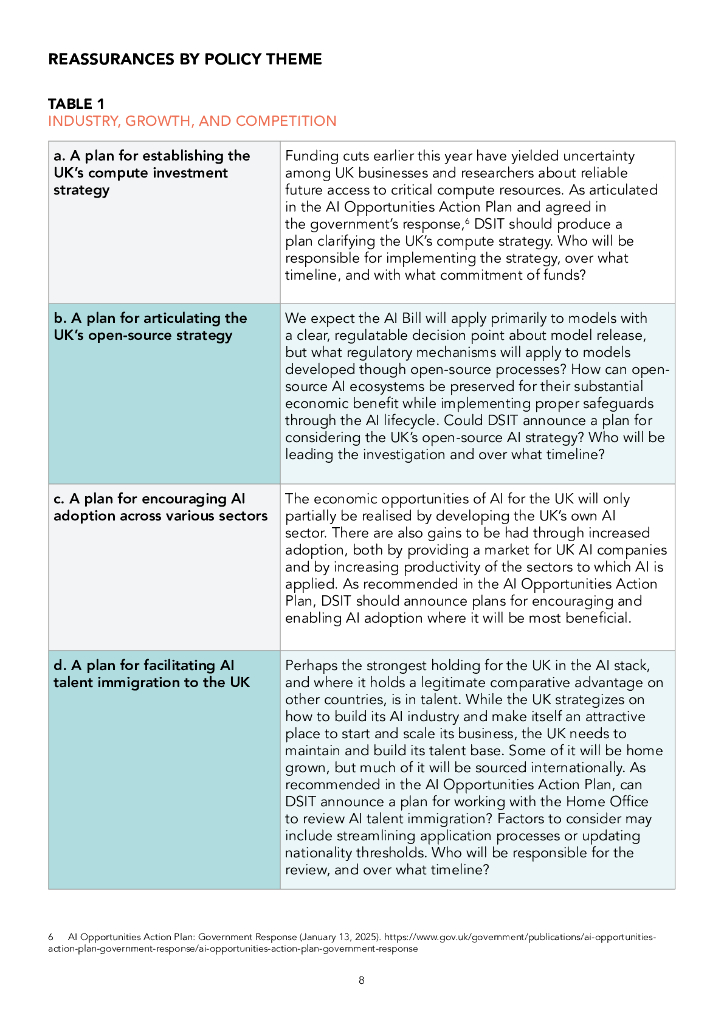 德莫斯研究所：2025年前沿人工智能法案简报（英文版）_第8页
