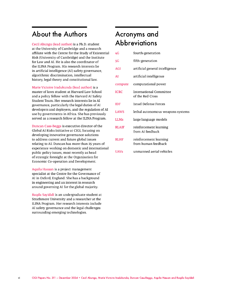 加拿大国际治理创新中心（CIGI）：2024年为什么全球南方国家需要关心高能力的人工智能报告（英文版）_第6页