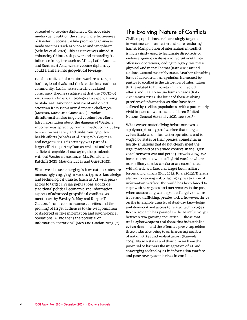 加拿大国际治理创新中心（CIGI）：2024年利用生成人工智能为下一代信息战做好准备报告（英文版）_第10页