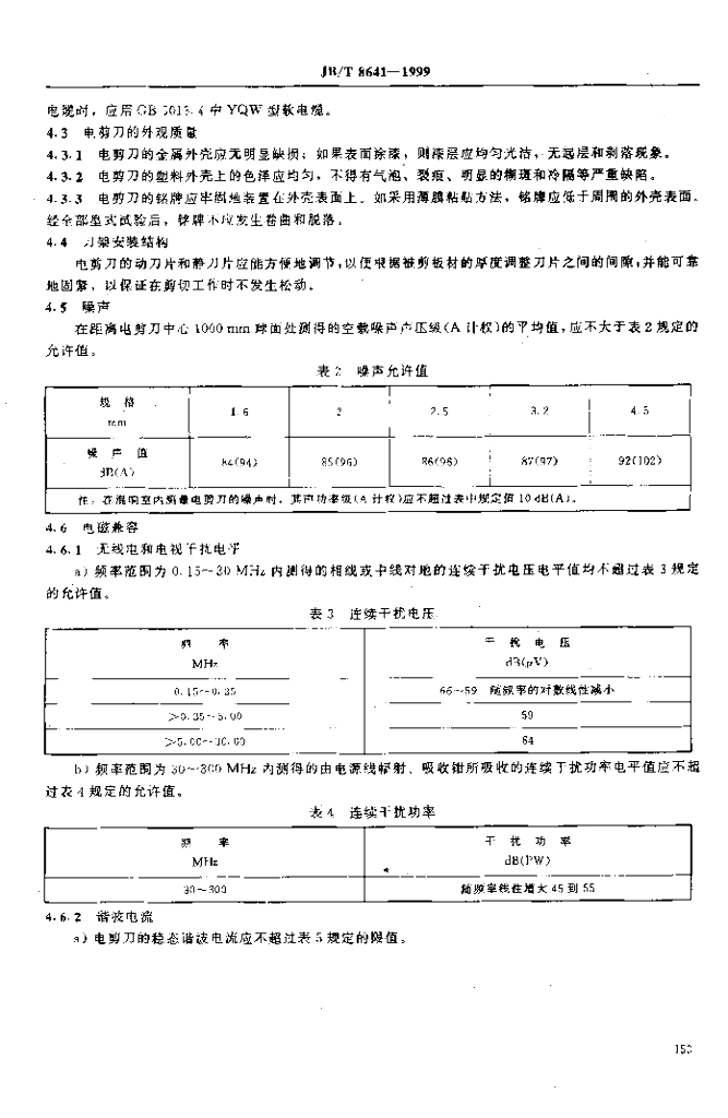 JB/T 8641-1999 标准预览