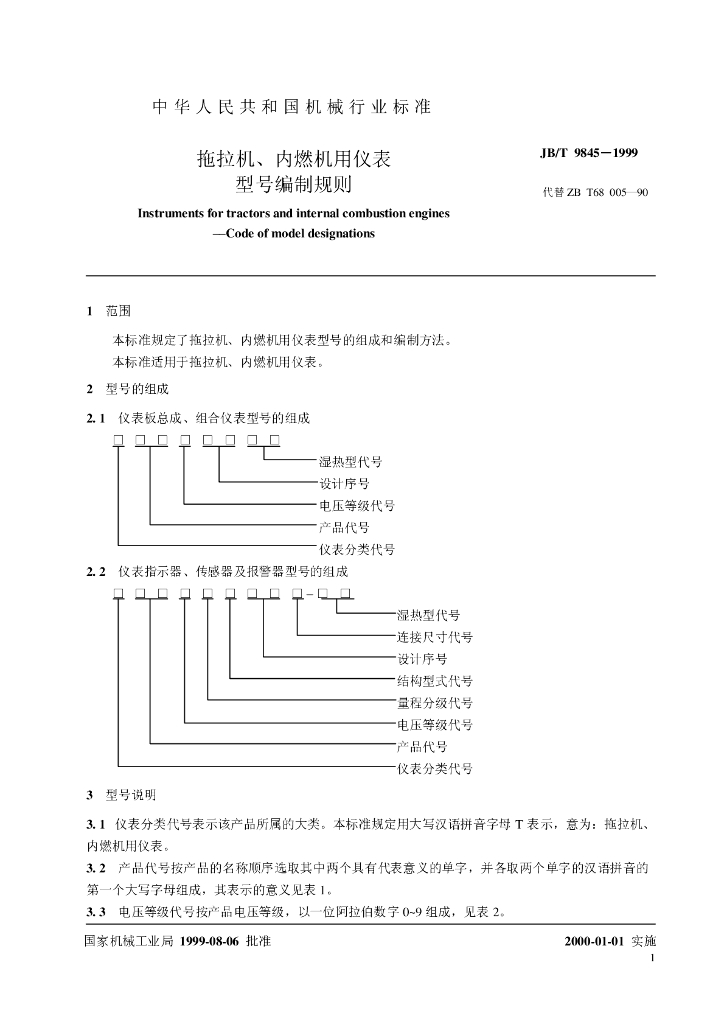 JB/T 9845-1999 标准预览