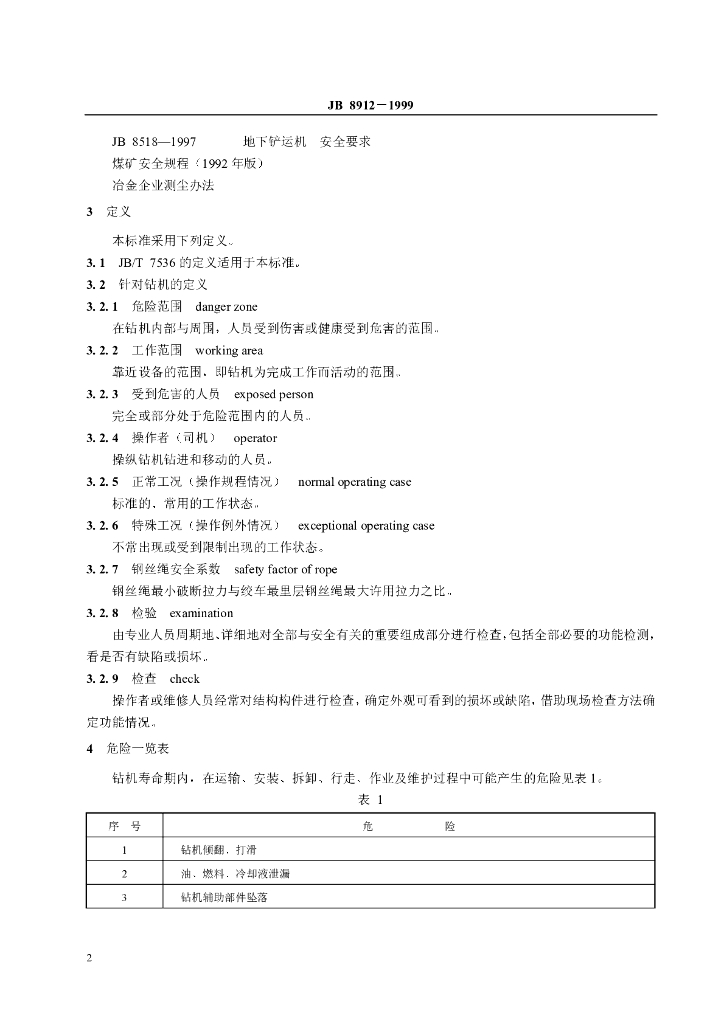 JB 8912-1999 标准预览