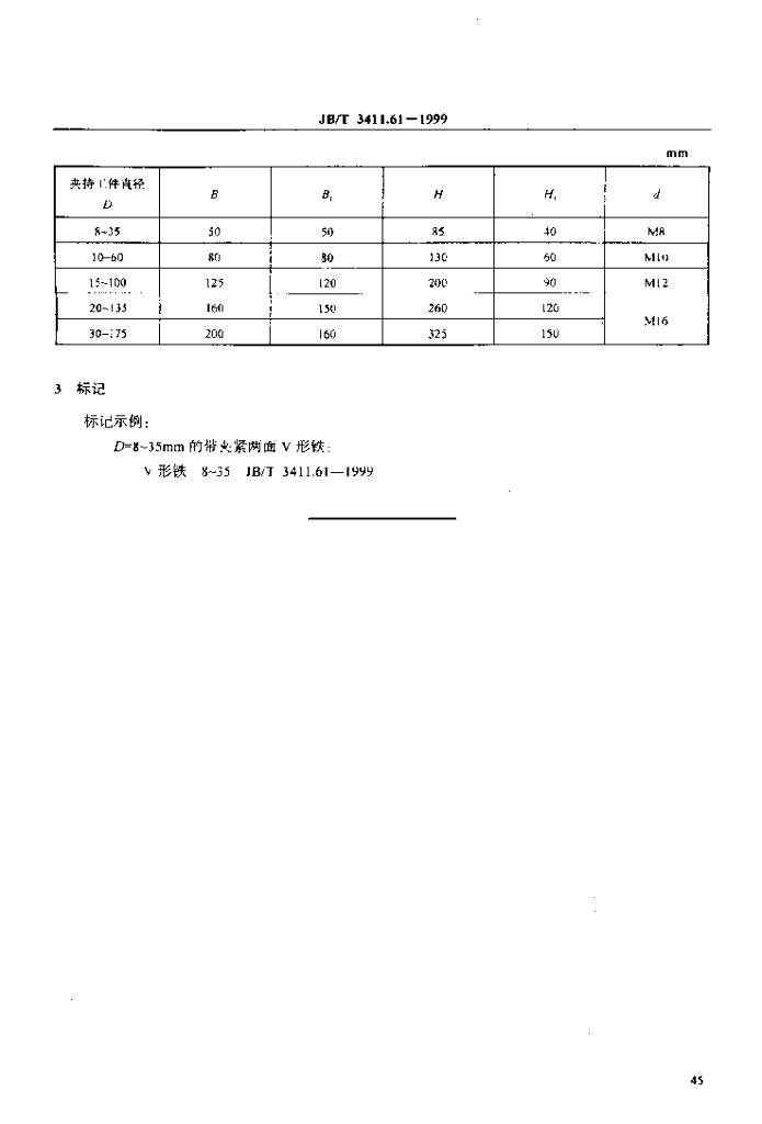 JB/T 3411.61-1999 标准预览