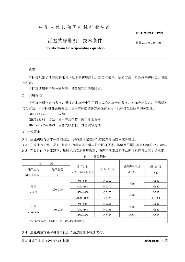 JB/T 9079.1-1999 标准预览