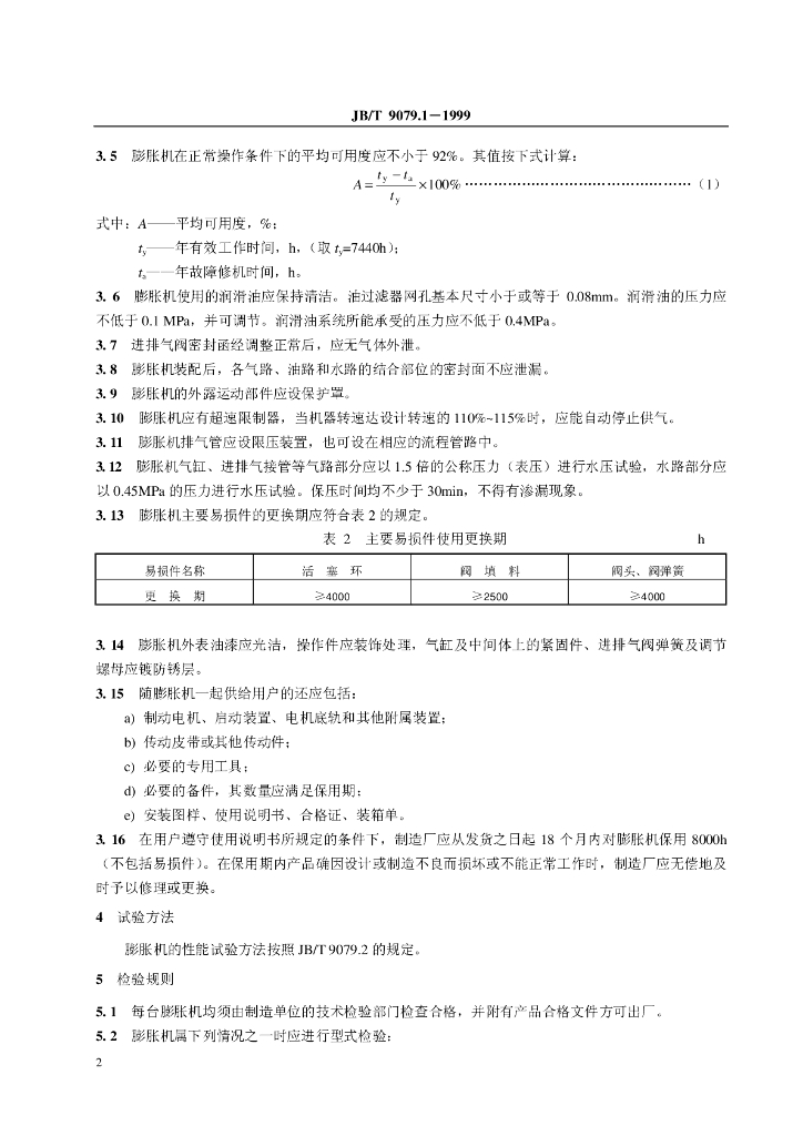 JB/T 9079.1-1999 标准预览