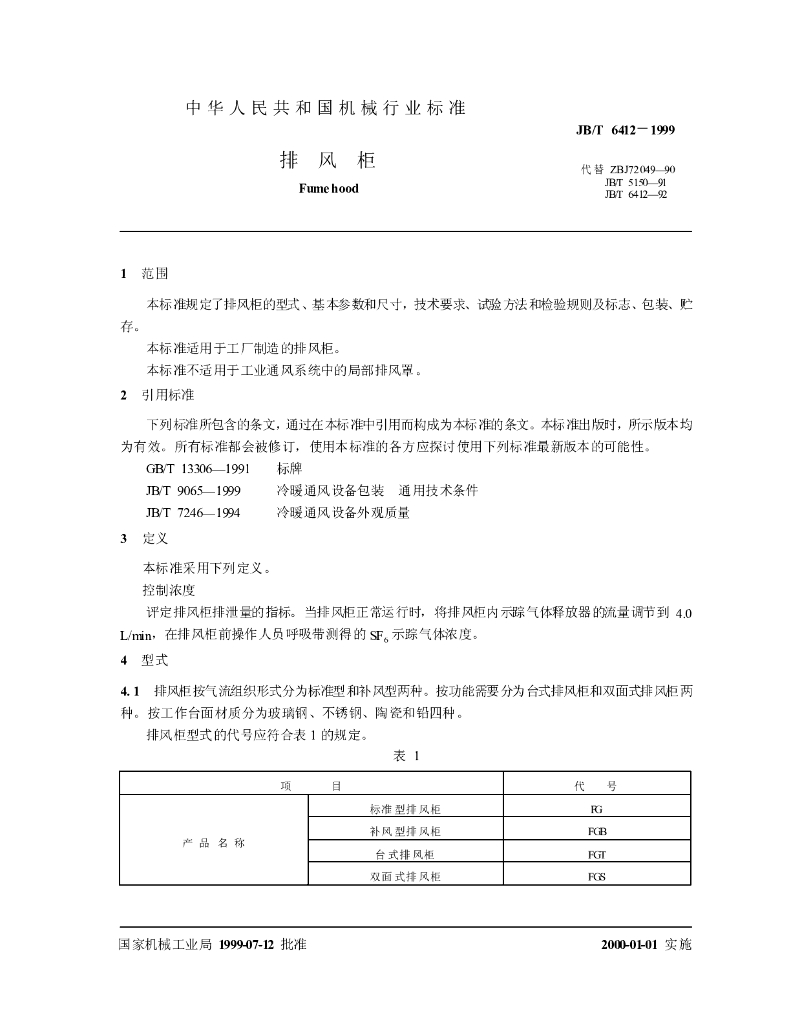 JB/T 6412-1999 标准预览